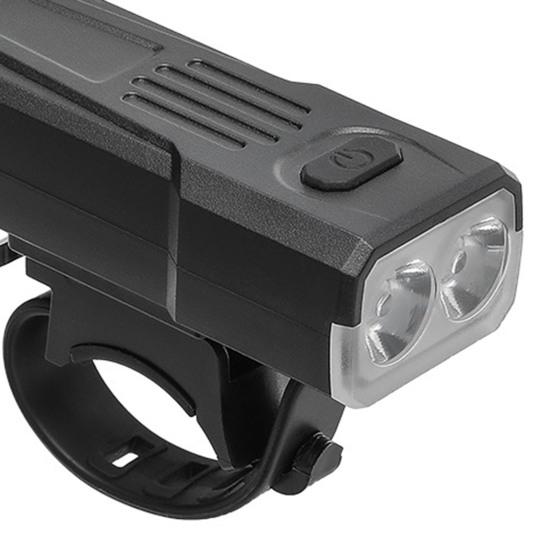 Bicycle Headlight with Adjustable Strap Type-C Rechargeable 3 Modes Waterproof 100 Lumens Night Riding Road Mountain Bike Front Lamp Mini Flashlight