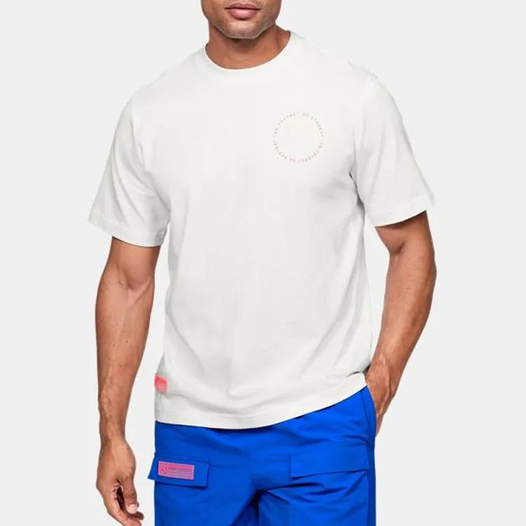 Under Armour T Shirt Men's Agate White (Unisex) T-Shirts 1359713 112