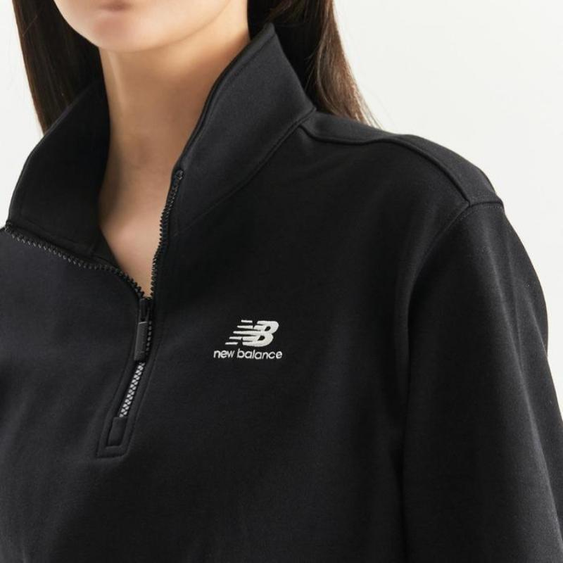 New Balance Унисекс толстовка с застежкой-молнией на половину длины Nbncd31033