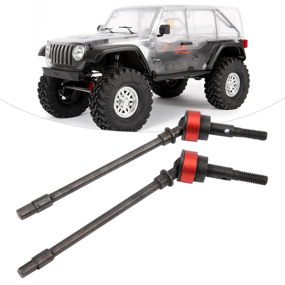 Steel CVD Front Drive Shaft Replacement Accessory Fit for Axial SCX10 1:10 Crawler CarRed