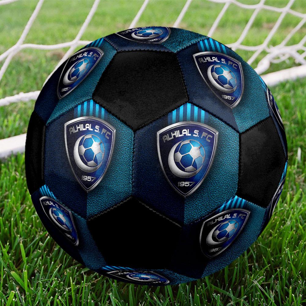 1 шт. Футбольный мяч Al Hilal SFC, размер 5, для зала, модный, цветной, для игры на заднем дворе - Отличный подарок для спортивных фанатов HE20