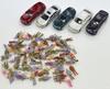 N Gauge Doll Minicar Random Set (100 Dolls, 5 Minicars) 1150 Scale Ideal for Dioramas, Architectural Models, Etc.