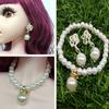 DIY Декор Антикварные Кукольные Серьги Аксессуары Для 30см/60см Куклы Серьги-гвоздики Серьги Жемчужное Ожерелье Игрушки