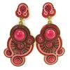 [M1919] - Pink 'Altaï' Designer Earrings