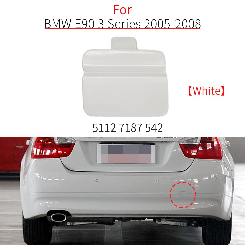 Для BMW E90 Автомобильный Задний Бампер Крышка Заглушка Буксировочного Крюка Черный Белый Для BMW 3 Серии 2005-2008 316 318 320 323 330 51127187542