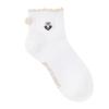 GOLDEN BEAR (WOMEN) Shirring Pompom Socks_G6LAX25122BEX
