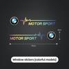 DJSA5 Creative Stickers Car Window Stickers Emblem Decor Decals For BMW F30 F10 E90 F20 E46 E60 E70 E39 E36 E87 X7 E92 E28 X3 X4 X5 X6