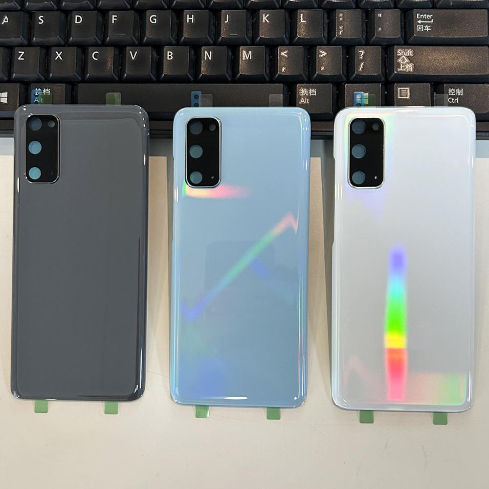 Задние крышки Крышки аккумулятора Корпус Для Samsung Galaxy S20 S20 Plus S20+ Задний Чехол из стекла