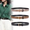 Ремень из натуральной кожи Универсальный ремень с пряжкой Корейский женский ремень из коровьей кожи для костюма, пальто, джинсов