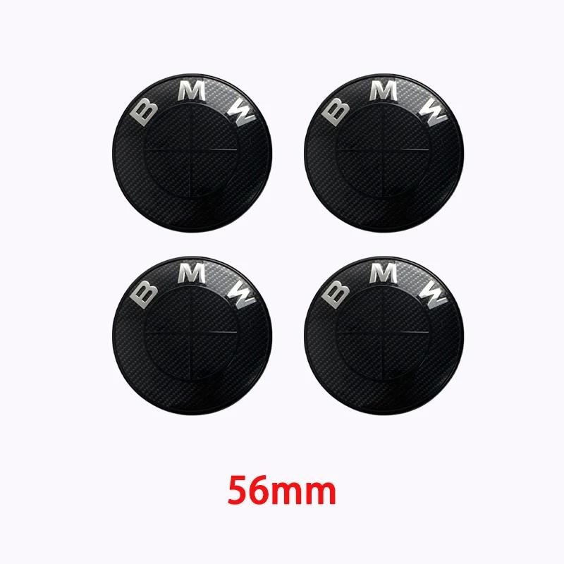 cvbsy2 New black white Logo for BMW F30 F32 F34 F20 X3 X5 X6 ABS badge logo sticker 74/82mm front/rear logo 56/68mm wheel hub cover.