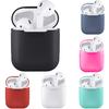 Противоударный мягкий силиконовый защитный чехол для наушников Apple AirPods