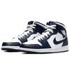 Air Jordan 1 Mid 'Obsidian White' Jordan 554724-174