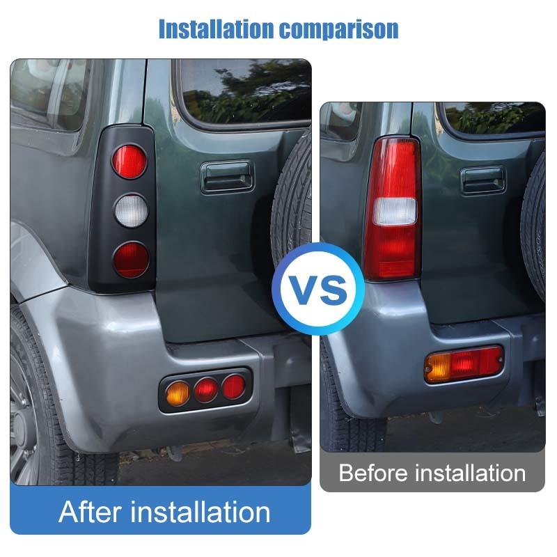 Car Rear Fog Lampshade Cover Lamp Protective Decoration Taillight Cover For Suzuki Jimny 2007-2017 Car Exterior Accessories
