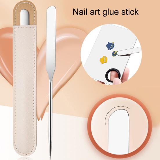 Долговечный скребок для жидкой основы с палитрой с гладкими краями, многофункциональный