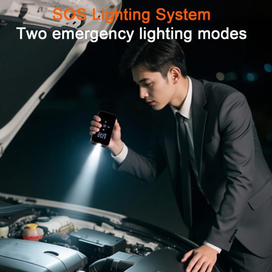 Wireless Tire Inflator Portable Air Compressor Digital Display Portable Rechargeable Auto Shut-off Smart Cordless Air Pump