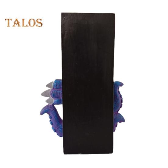 Осьминог подставка для книг уголок 3D статуэтка осьминога декор книжной полки винтажный фэнтезийный осьминог подставка для книг для домашнего офиса украшение книжной полки