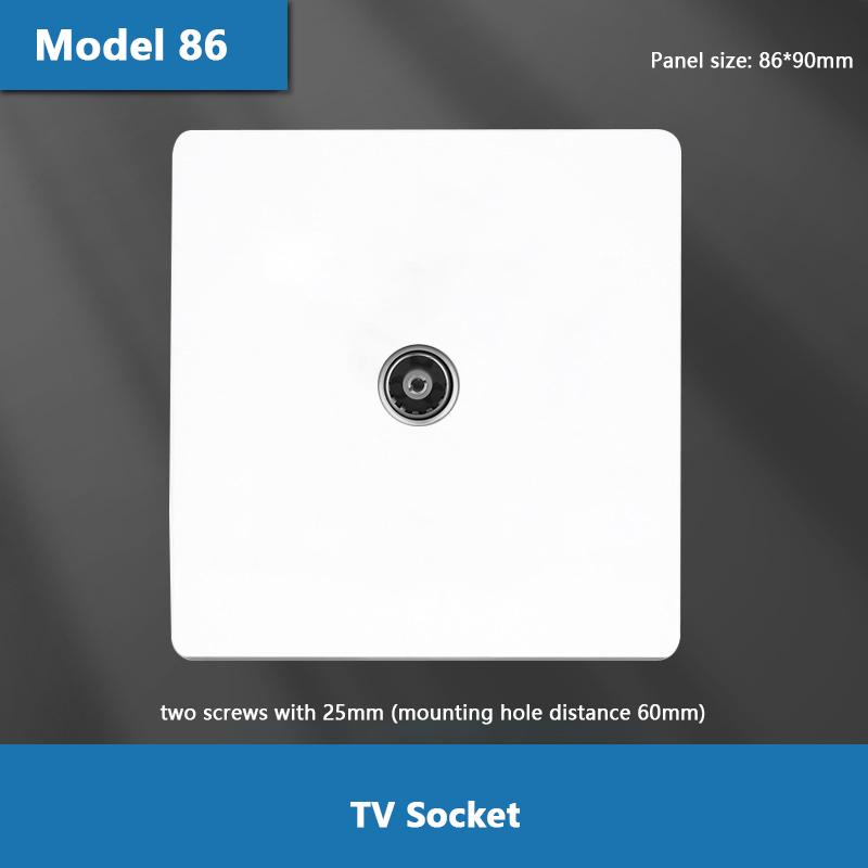 Стандартная розетка Великобритании 13А, двойная USB, вилка Type-C, настенная розетка, 1/2/3-клавишный двухпозиционный выключатель, белая универсальная 5-контактная настенная электрическая розетка