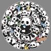 50 Photos of Panda Doodle Cartoon Cute Animals Children's Gourmet Card Decorative Mobile Phone Case Suitcase Stickers Waterproof