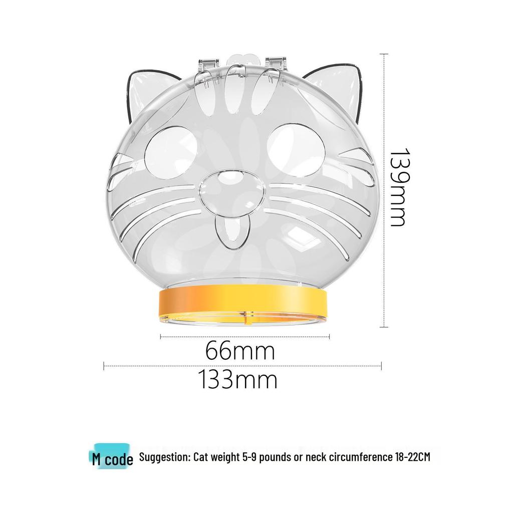 Transparent Outdoor Cat Muzzle: Anti-Scratch, Breathable, Anti-Bite Protective Cover