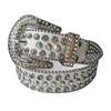 Women's Rhinestone Crystal Waist Belt for Jeans or Dress, European and American Style with Inlaid Rivets