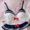 Girls Bras Triangle Cup Soft Cute Underwear Fashion Women Bras Wireless Push Up Bras Patchwork Underwear Inner Tops For Female Brassiere Lady Lingerie