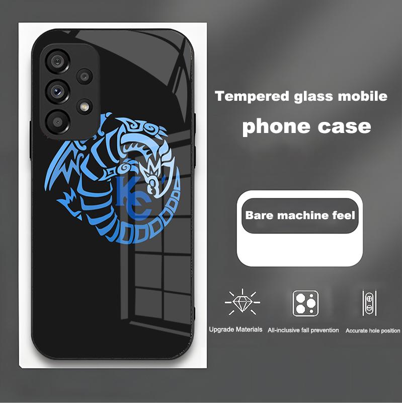 Yu-Gi-Oh! Для Samsung Galaxy Note 8 9 S10 Plus S20 S21 FE S23 Ultra A12 A13 A32 A33 Новый Мультяшный Закаленный Стеклянный Чехол для Телефона