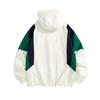 New Men's Jacket Youth Jacket Student Spring and Autumn Hooded Color Matching Loose Running Suit
