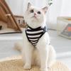 Three-dimensional Backpack Striped Traction Cat Vest Cat Clothes Anti-hair Loss Puppet Hairless Cat Spring and Summer Pet Clothing