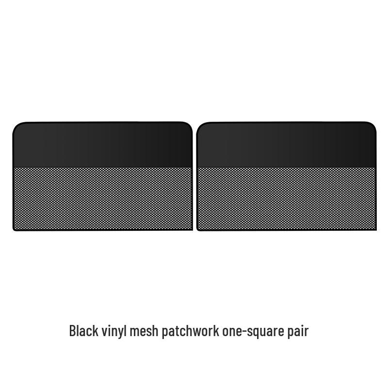 Dual-Tone Magnetic Car Sunshade Curtain for Heat and UV Protection