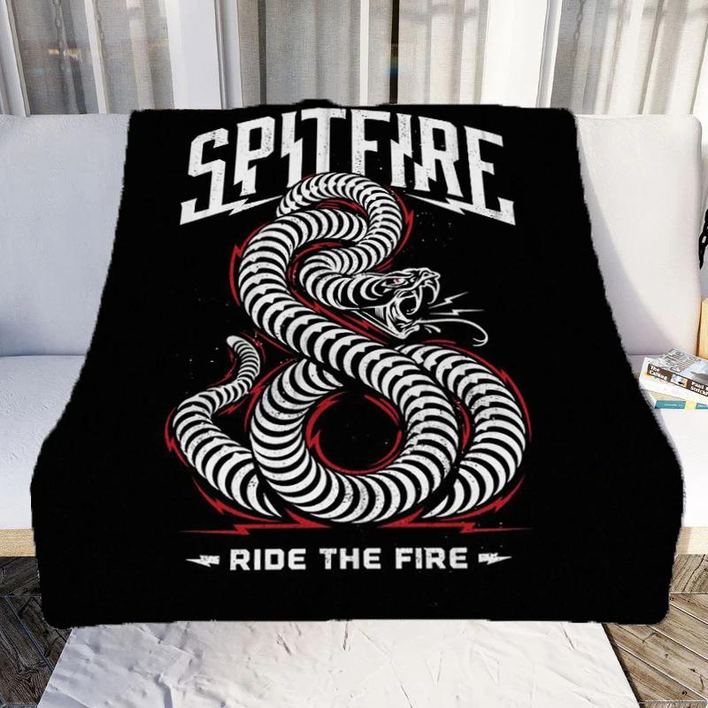 Spitfire Print Throw Rug Yoga Mat Bedroom Living Room Bathroom Decorative Floor Mat Home Textile Birthday Gift
