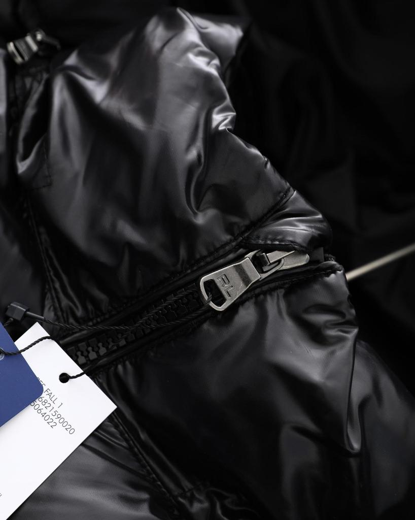 RL Военная лошадь Вышитая ветрозащитная водоотталкивающая пуховая куртка с капюшоном для мужчин и женщин