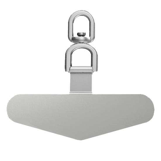 Накладка на телефон из нержавеющей стали, прочный зажим, накладки на привязь для телефона