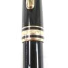 Great MONTBLANC fountain pen Meisterstck Classic Cap type Black gold 14K mens Used