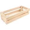 Caisse En Bois Naturel - CREATIVE DECO - 34 X 14 X 9 Cm - Caisse Rangement Bois - Caisse En Bois Vintage