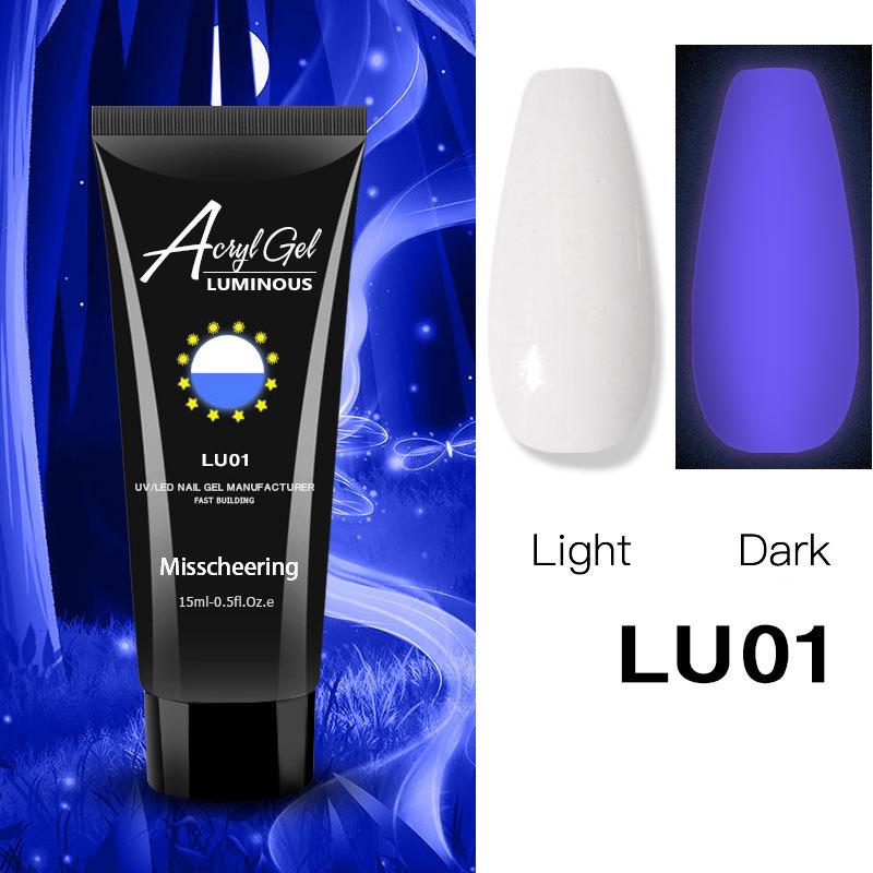 Жидкость для наращивания ногтей Luminous Extension Liquid 15 мл безболезненная бумага без кристаллов фототерапевтический клей для наращивания ногтей