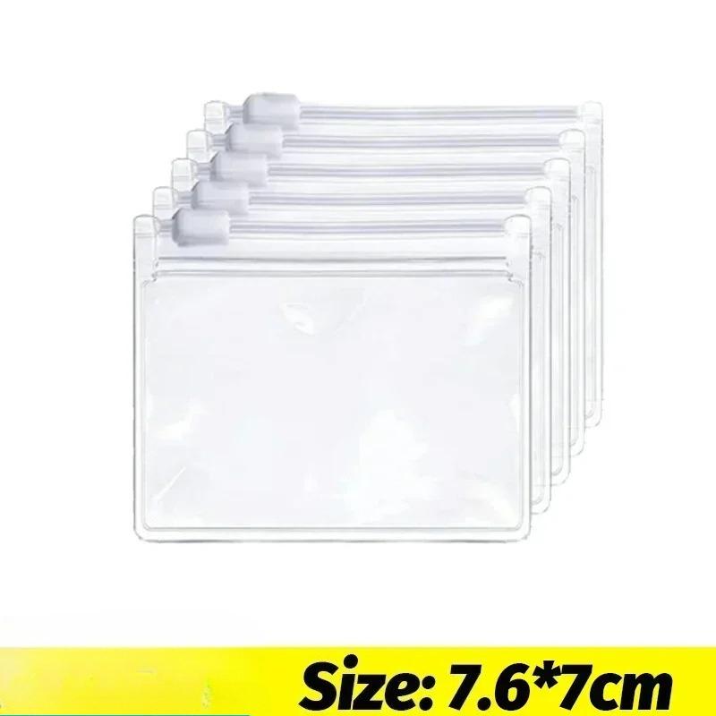 50/20/10/5 шт. Мини прозрачные пакеты для таблеток, дорожные мешочки для украшений со скользящей застежкой, самозаклеивающиеся водонепроницаемые пакеты для хранения