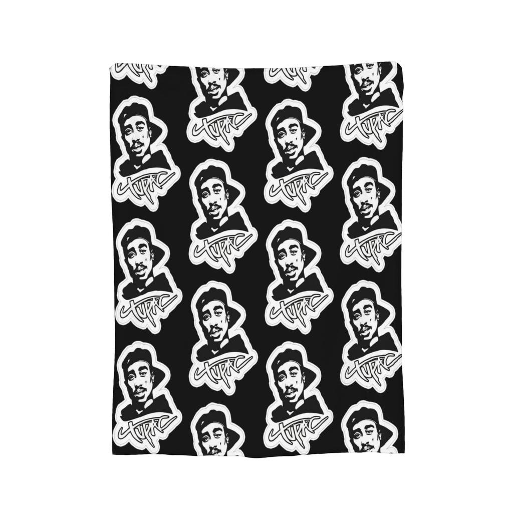 Poetic Justice Flannel Blankets Tupac 2pac Hip Hop Singer Fashion Throw Blanket for Home Rug Piece,