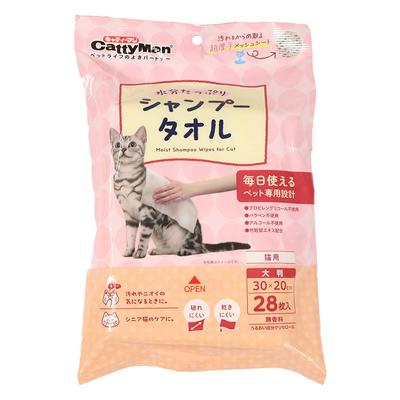 Doggyman Влажное полотенце для мытья кошек 30x20 см (х 28)