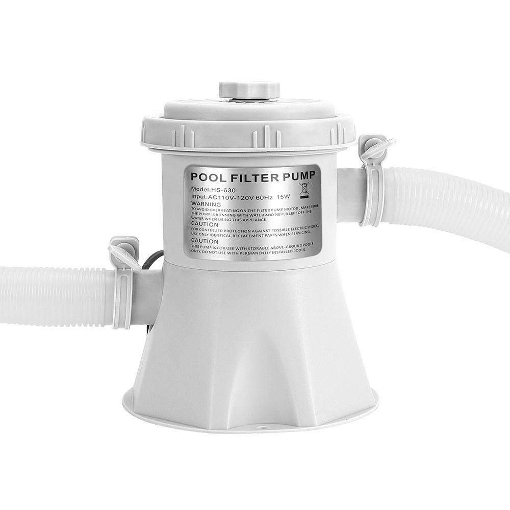 15 Вт 300 галлонов Насос для фильтрации бассейна Специализированное оборудование для обработки бассейна Насос для очистки и фильтрации бассейна