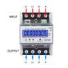 1-3pcs Din Rail 3 Phase 4 Wire Electronic Watt Power Consumption Energy Meter Wattmeter kWh 5-80A 400V LCD Backlight Display