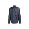 Originals Rifta City Boy Striped Pointed Collar Button Long Sleeve Shirt Men Shirts Ink-Blue IC8406
