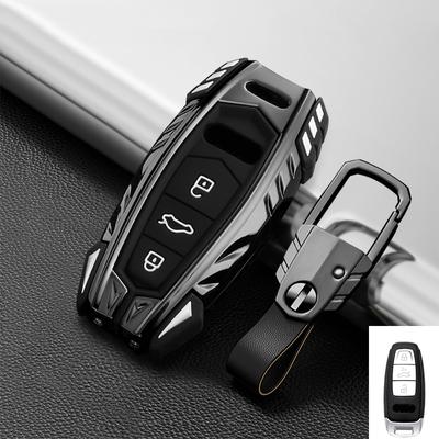 Новый корпус-оболочка для пульта ключа автомобиля для A6 A7 A8 E-tron C8 D5 Q7 Q8 2019 2020, защитный держатель, бесключевые аксессуары