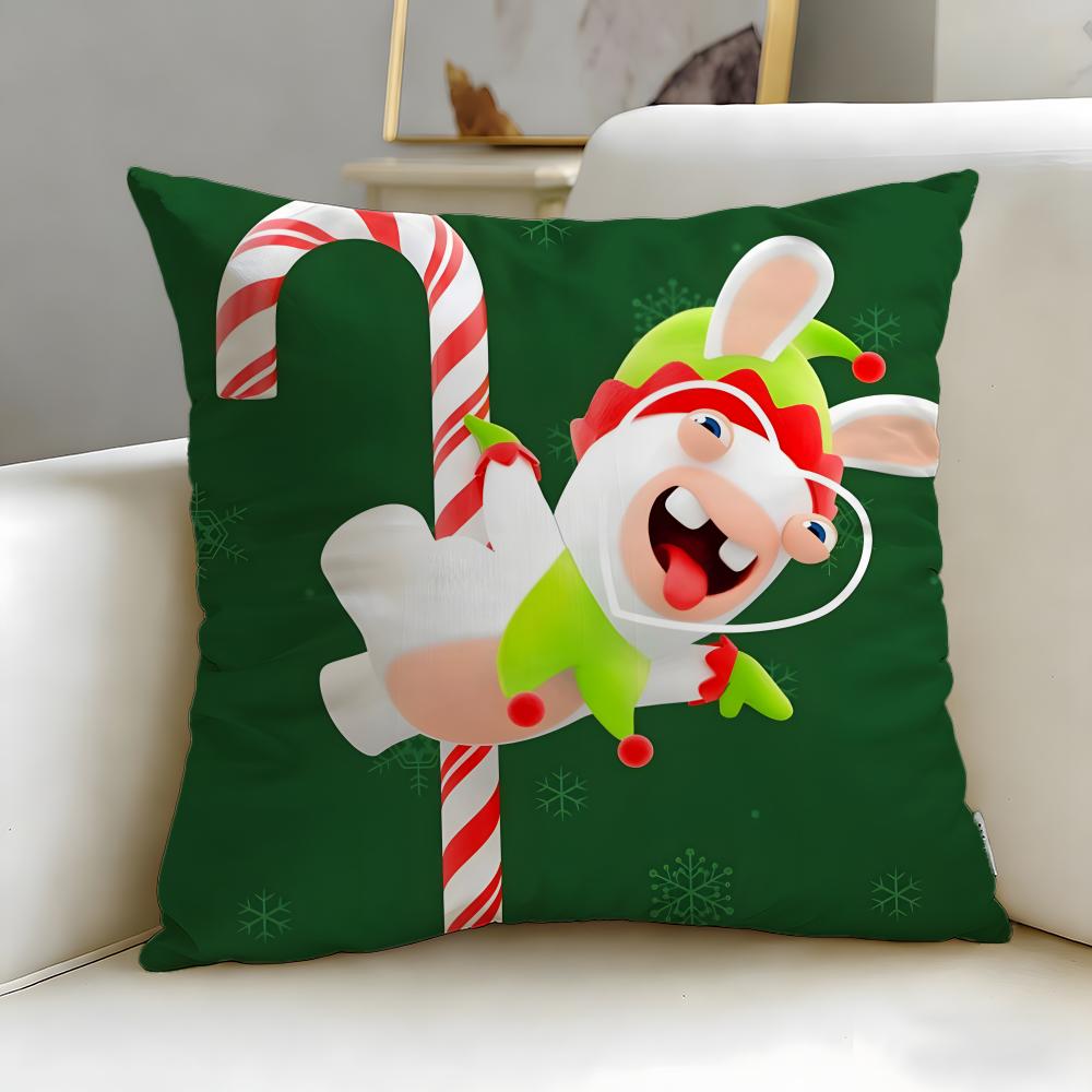 Популярная игра Rabbids Наволочка Мягкая и Легко стирающаяся – Универсальная для Дивана, Кровати, Путешествий и Офиса