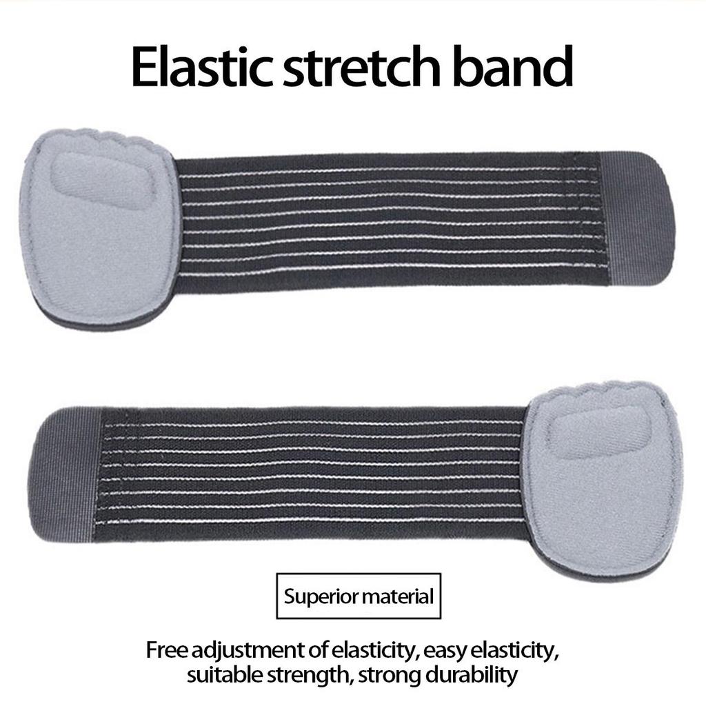 Улучшенная магнитная подставка для ног: Серый бархат, регулируемая спортивная стелька с акупунктурным массажем Юнцюань