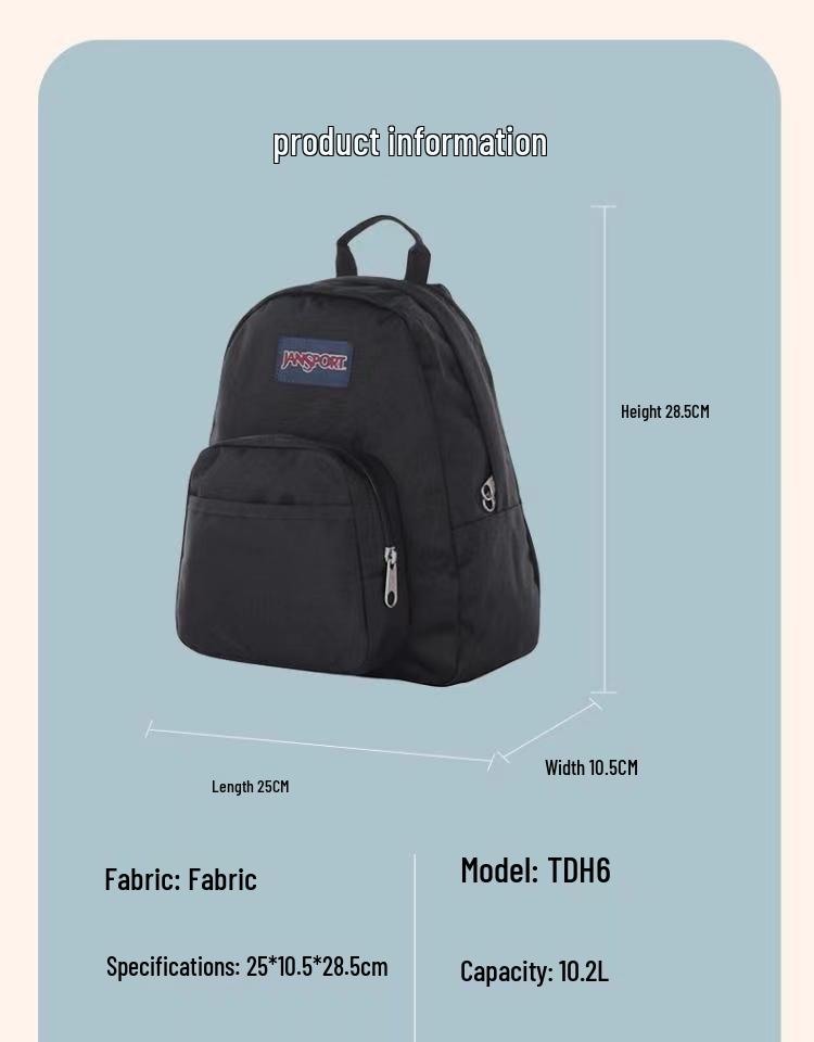 Рюкзак JANSPORT Jessber - Женский Минималистичный Студенческий Мини-рюкзак, Повседневный Детский Стиль