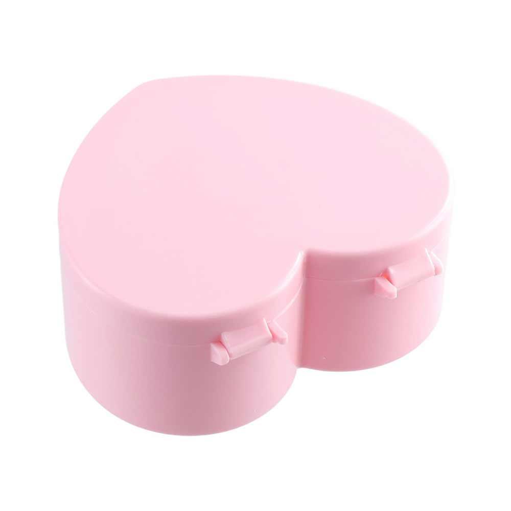 Girls Makeup Storage Box Heart-shaped Jewelry Box Sundries Container Desktop Cosmetic Organizer