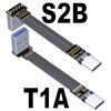 ADTLINK USB 3.1 Cable 10Gbps Flat Ribbon Gen2 USB-A Android Auto Cable 3A Type-C Charger Fast Charging Sync Data Transfer Cord