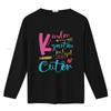 Funny Kindergarten Just Got Cuter Girls Kids Back To School T Shirt Black Small Vintage Washed Fashion Top For Everyday Wear