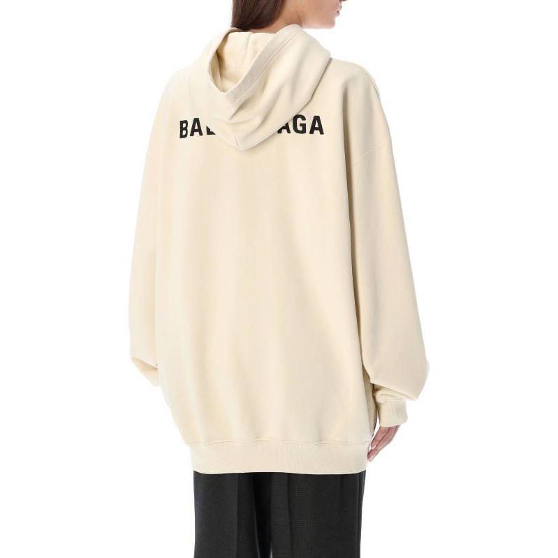 Balenciaga Свитшот Свободный крой Женский Цвет Слоновая кость Белый 578135TMVF59069