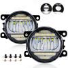 2in1 Car LED Fog Light DRL Daytime Running Lamp For Honda Accord Fit CR-V City Civic For Ford Focus Fusion Fiesta C-Max Edge 12V